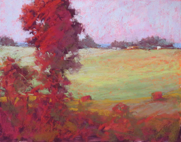 The Ridge In Red by Marsha Hamby Savage