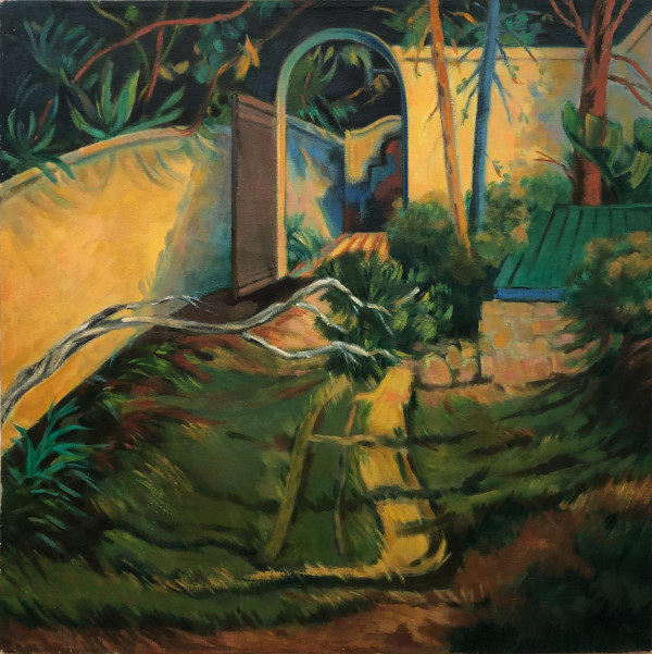 Courtyard Wall by Ethel Fisher
