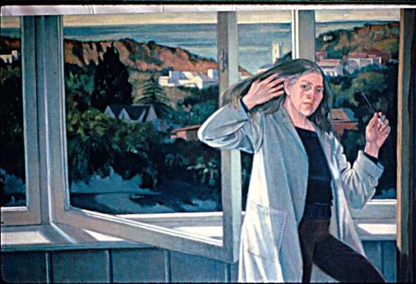 Self portrait by the Window by Ethel Fisher
