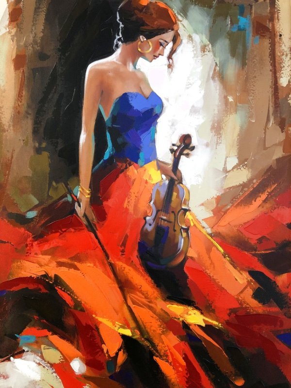 Musical Flame by Anatoly Metlan