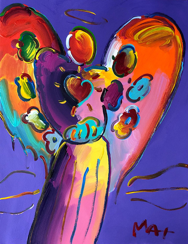 Angel with a Heart by Peter Max