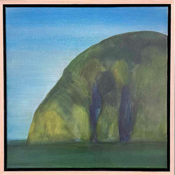 Parangarahu with Kōwhai and Caves by Kathryn Carter, Image 1.