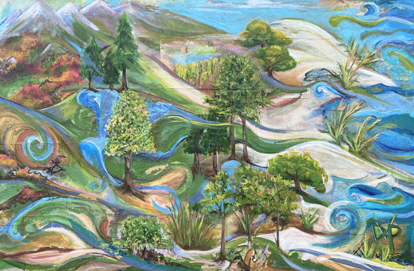 North Carolina Flow by Delphine Peller