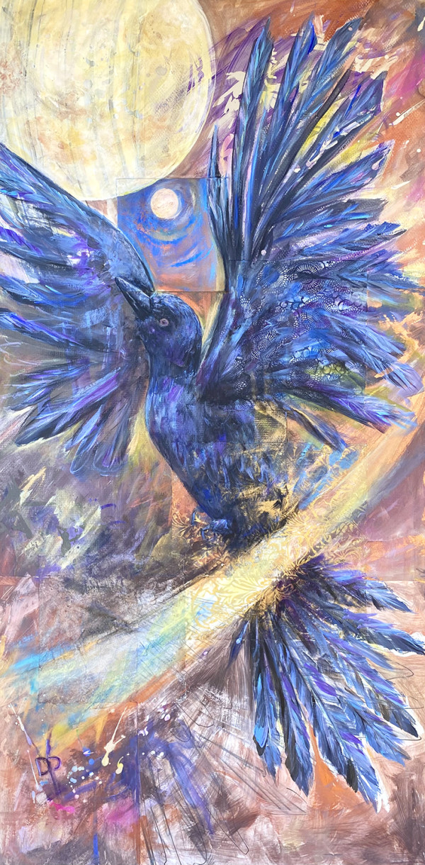 Raven Wings by Delphine Peller 