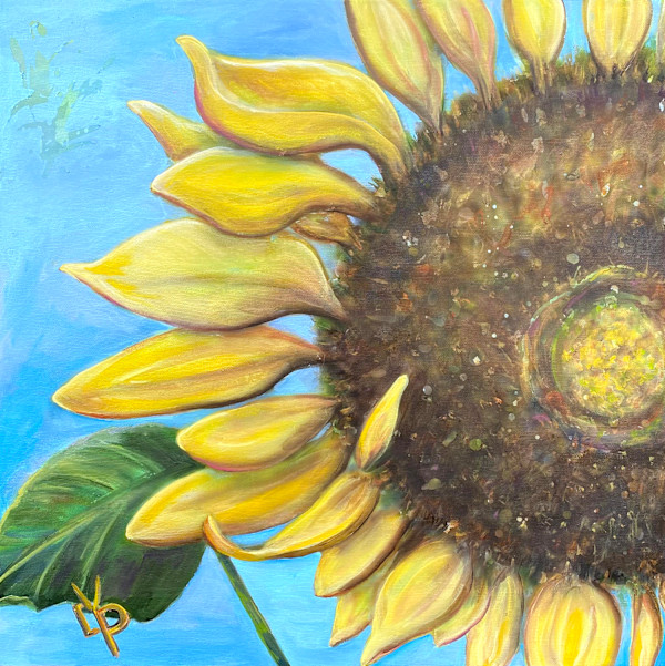Summer Golds: Sunflower by Delphine Peller
