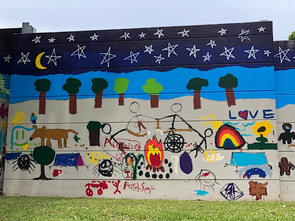 2023 Gainesville Housing Authority Mural by Frances Byrd