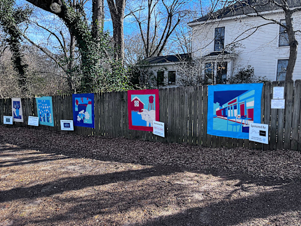 2023 Watkinsville Creative Placemaking Installation by Frances Byrd