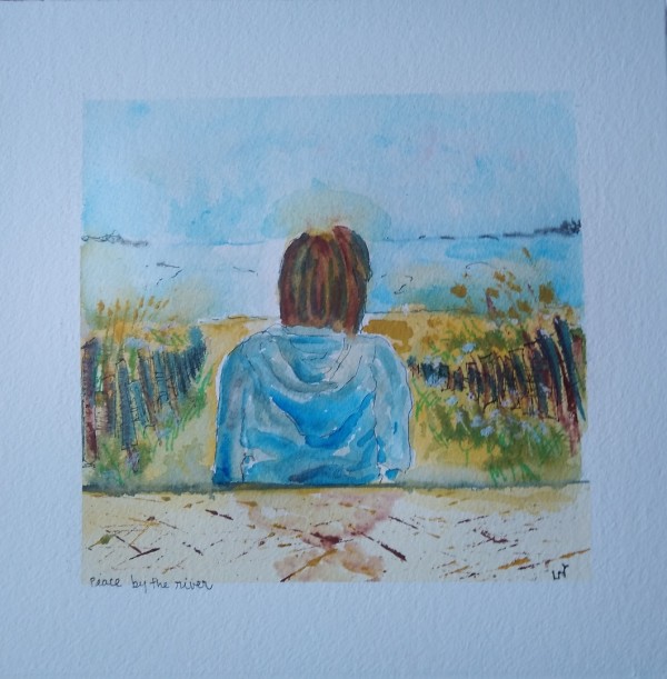 Peace by the River by Helene Montpetit