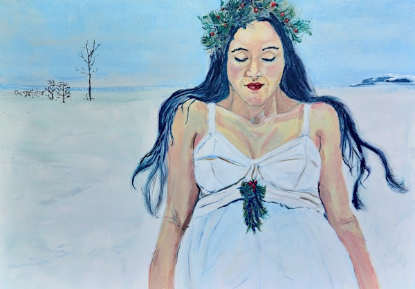Winter, Bearer of Life / Hiver, porteuse de vie by Helene Montpetit