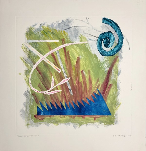 Shadow Fires on the Easels by Ed Haddaway