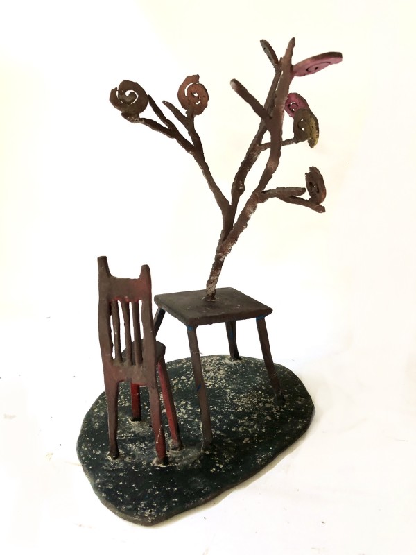 Night Poets and the Taste of Reason (Maquette) by Ed Haddaway