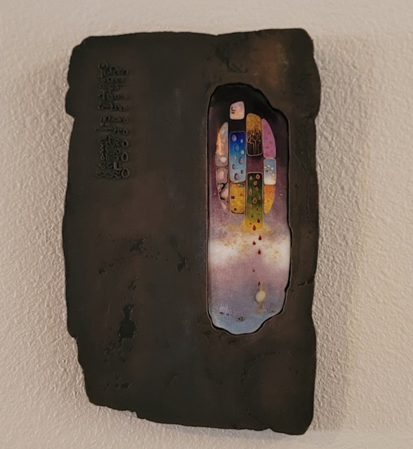 Cloisonne Wall Hanging by Colette Denton, Image 2.