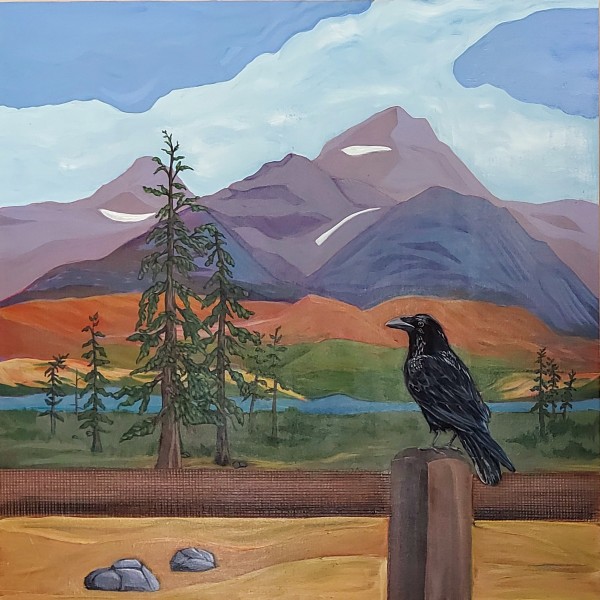 Raven Looks On by Susan Merritt