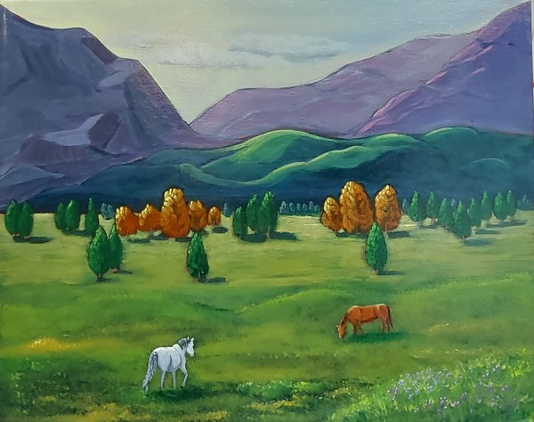 Alberta Horses by Susan Merritt