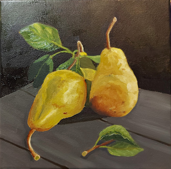 Backyard Pears by Susan Merritt