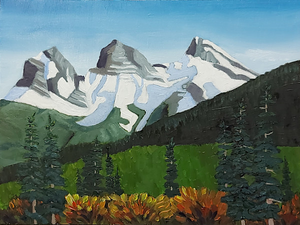 Canmore View by Susan Merritt