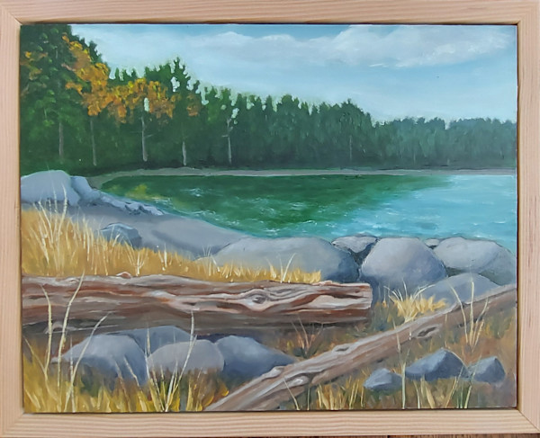 Log on Hornby by Susan Merritt