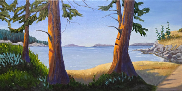 Summer Evening at Neck Point by Susan Merritt