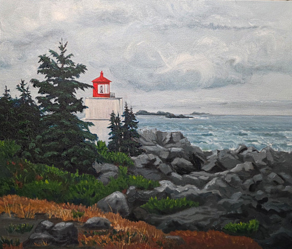 Lighthouse at Ucluelet by Susan Merritt