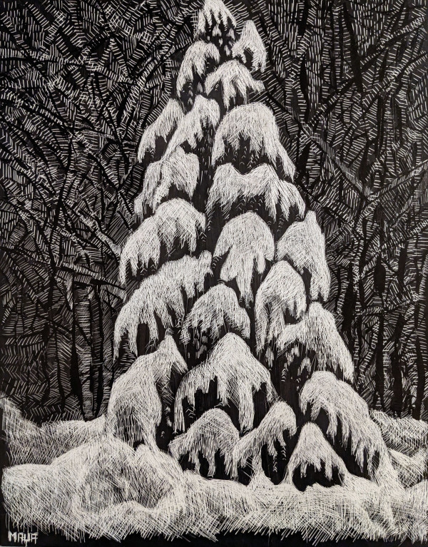 Winter Scene 2 by Maya Leites