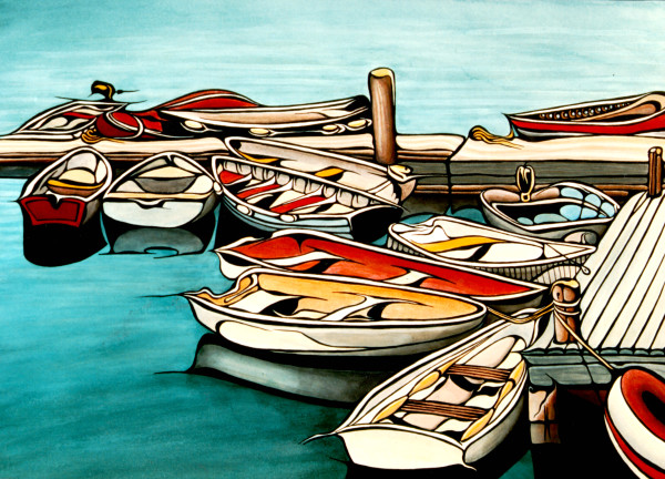 Boats by Amy Ferrari