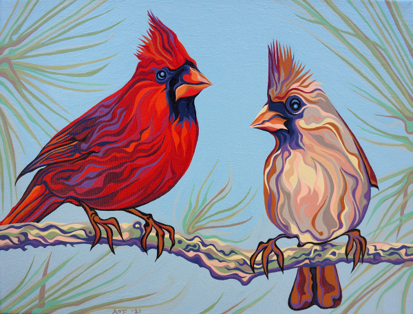 Cardinal Cuties by Amy Ferrari