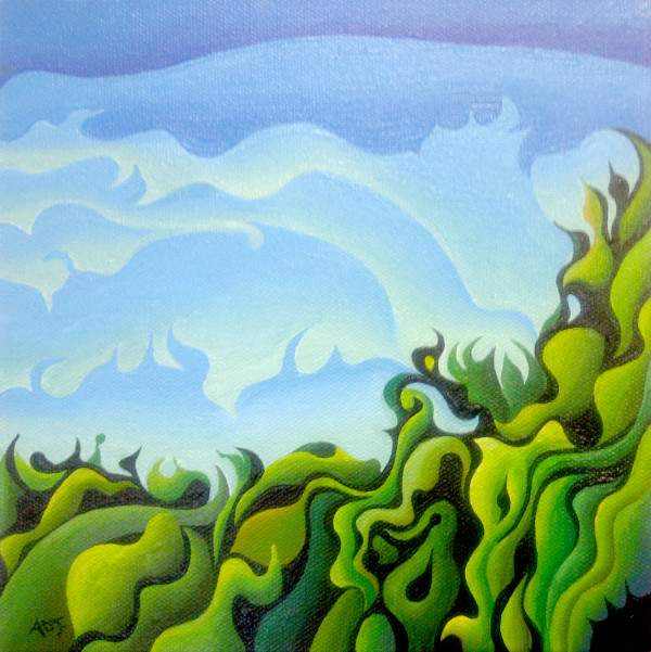 Tree-Windous Frenzy by Amy Ferrari