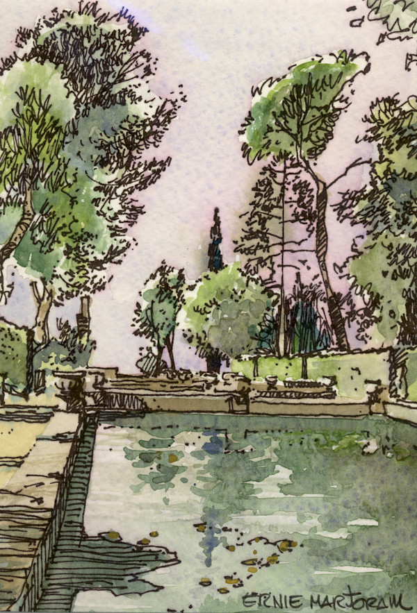 Villa d'Este, Tivoli by Ernie Marjoram