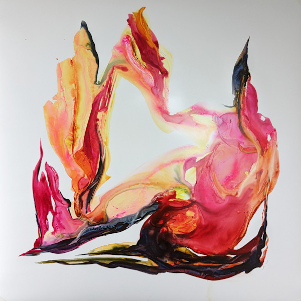 SCWCA Fire "Triangle of Fire" by Annie Clavel by Southern California Women's Caucus for Art SCWCA, Image 1.