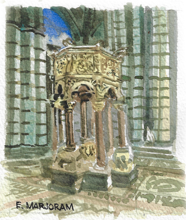 Pulpit, Siena Cathedral by Ernie Marjoram