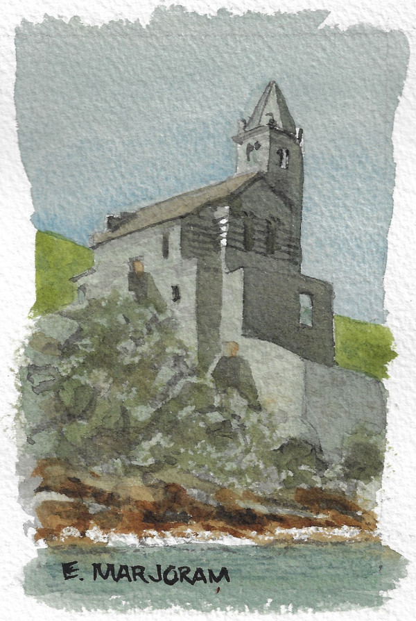 La Chiesa di San Pietro, Porto Venere by Ernie Marjoram