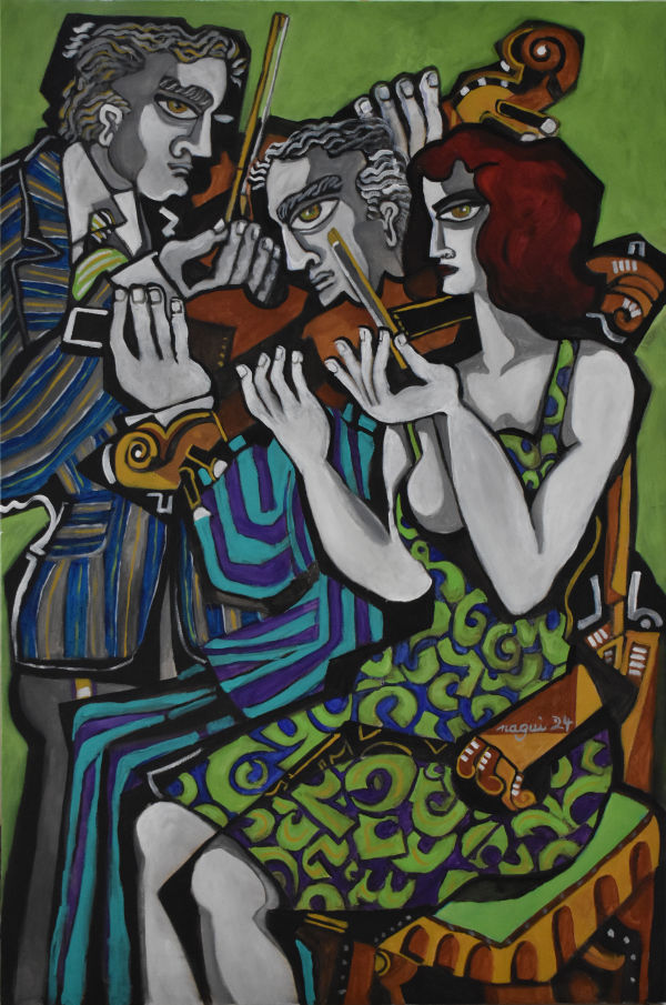 Violins by Nagui Achamallah