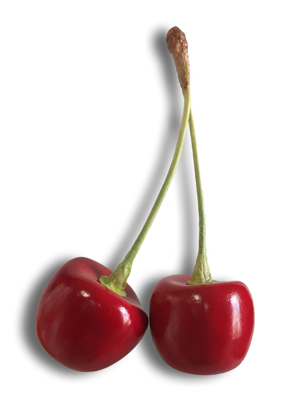 2 cherries by Gary Polonsky