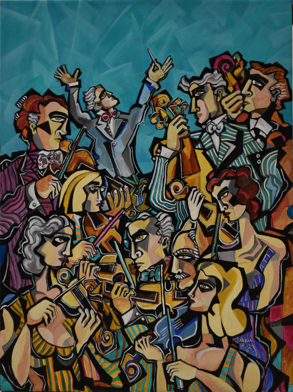The Strings Section by Nagui Achamallah