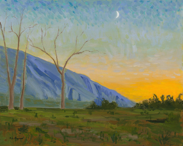 Dusk with Moon, Rich Magram by California Art League