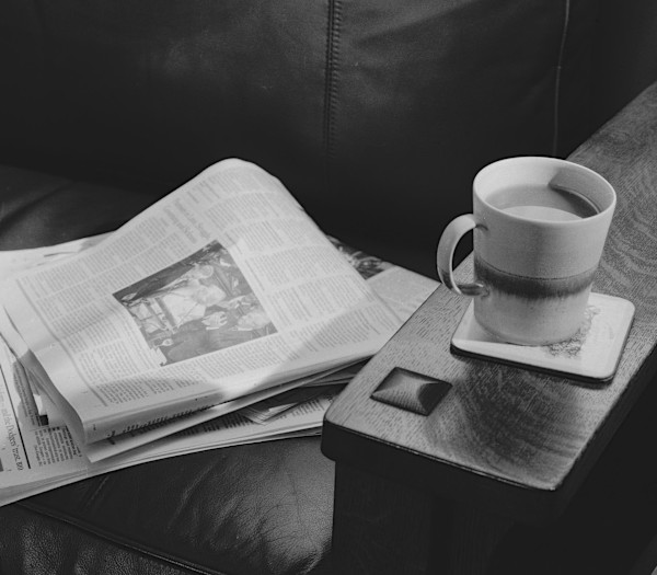Morning Coffee, Mark Woods by California Art League