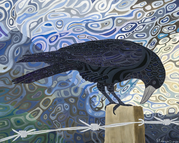 On the Fence, Spencer Frazer by California Art League