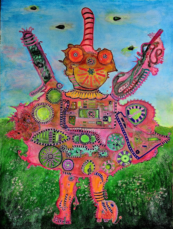 THE SPACE WARRIOR, Faina Kumpan by California Art League