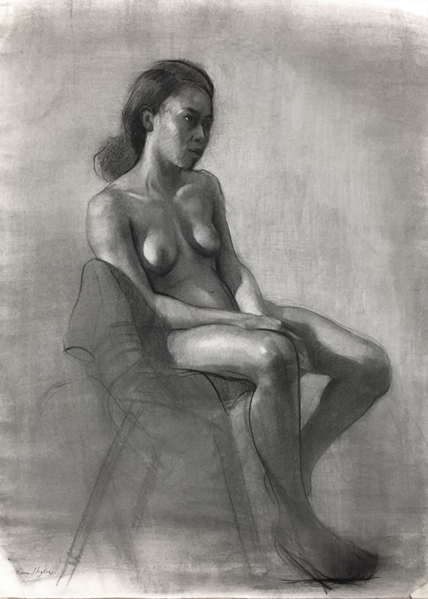 Seated Figure by Elana Hagler
