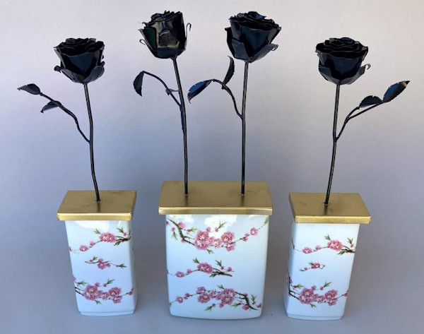 Vases with Flowers #8 by Joe Pinkelman