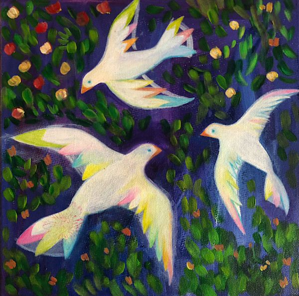 Peace Doves by Gina Leon-Gutiérrez