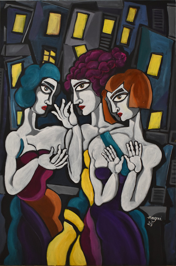 The balcony chit-chat by Nagui Achamallah