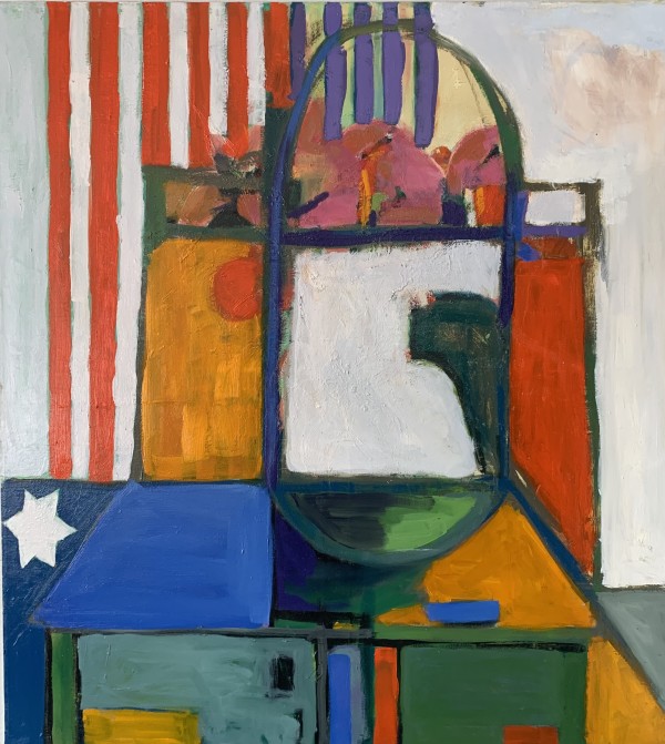 American Flag Abstract by Roger McErlane