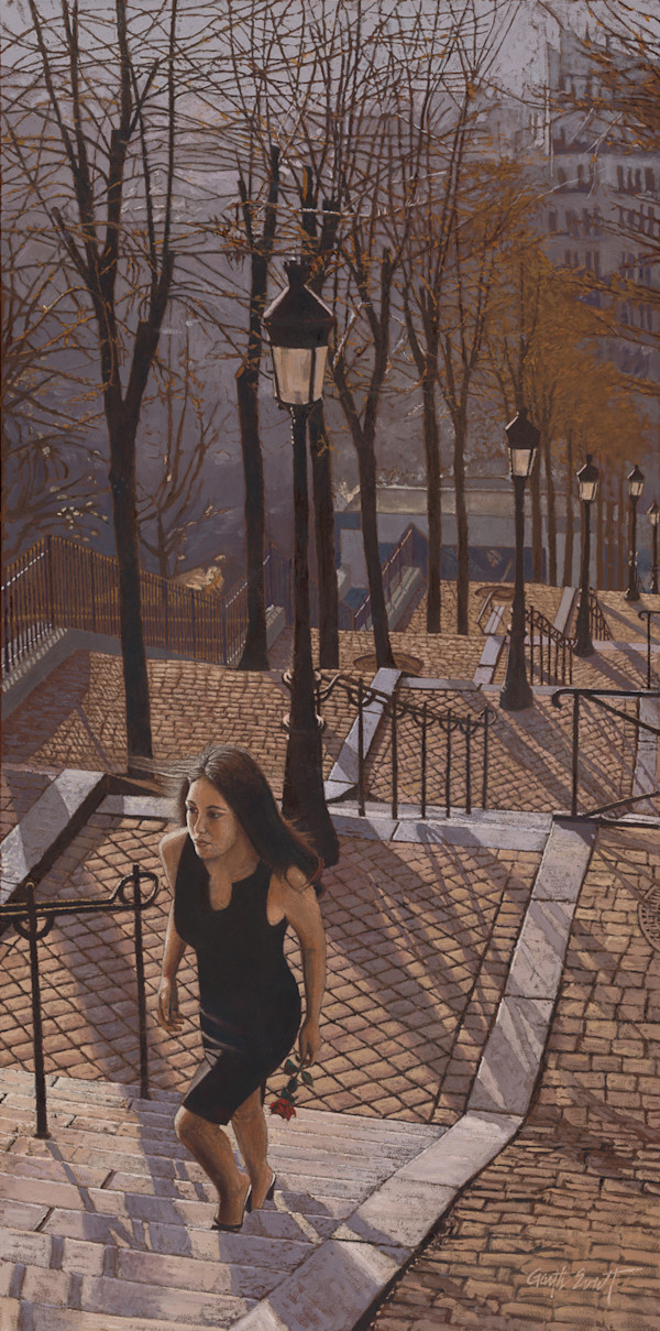 Ascent To Montmartre by Garth Everett, Image 1.