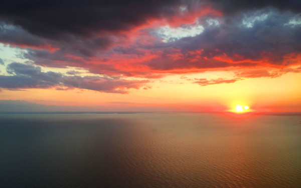 Atlantic Sunset by Michael Becker