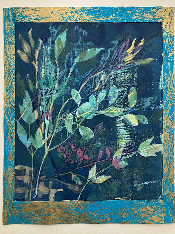 Bright Green Blue by Rhonda Burton