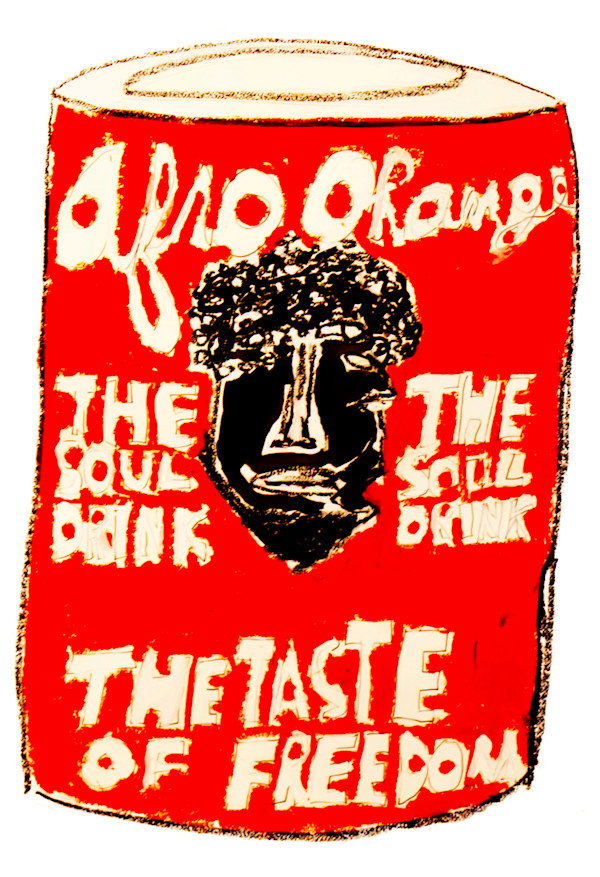 Afro Orange by BLKLit, Image 1.