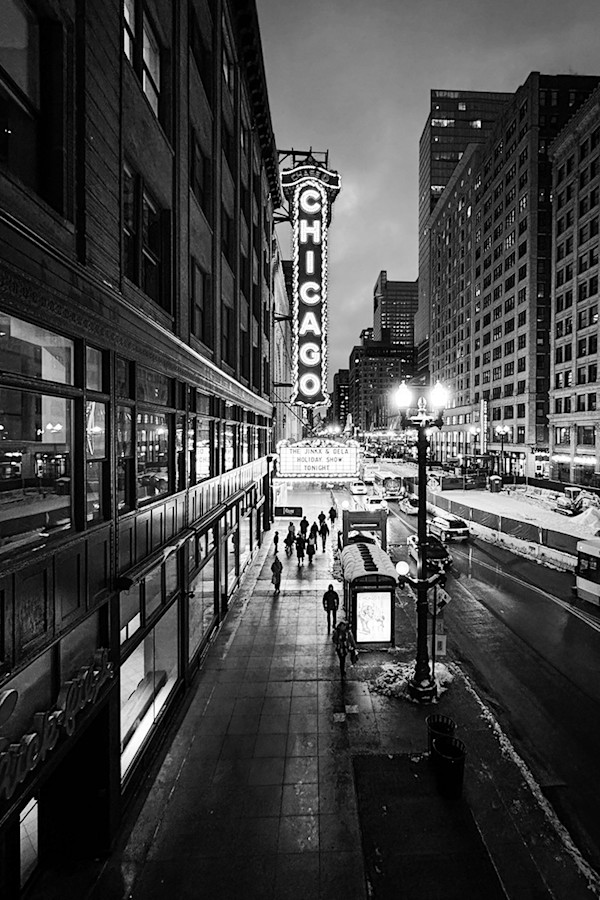 The Chicago Theatre by Eric Renard