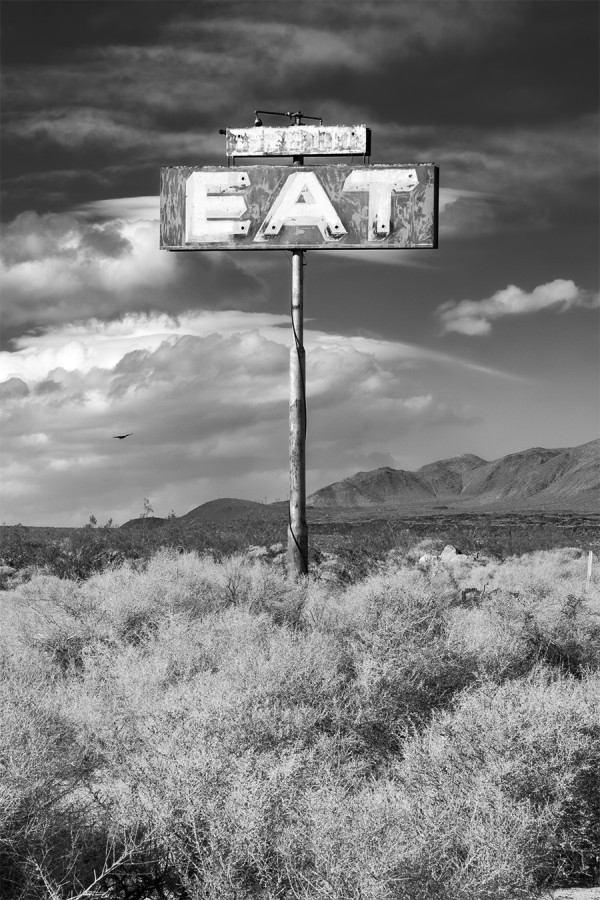 Eat Sign II by Eric Renard