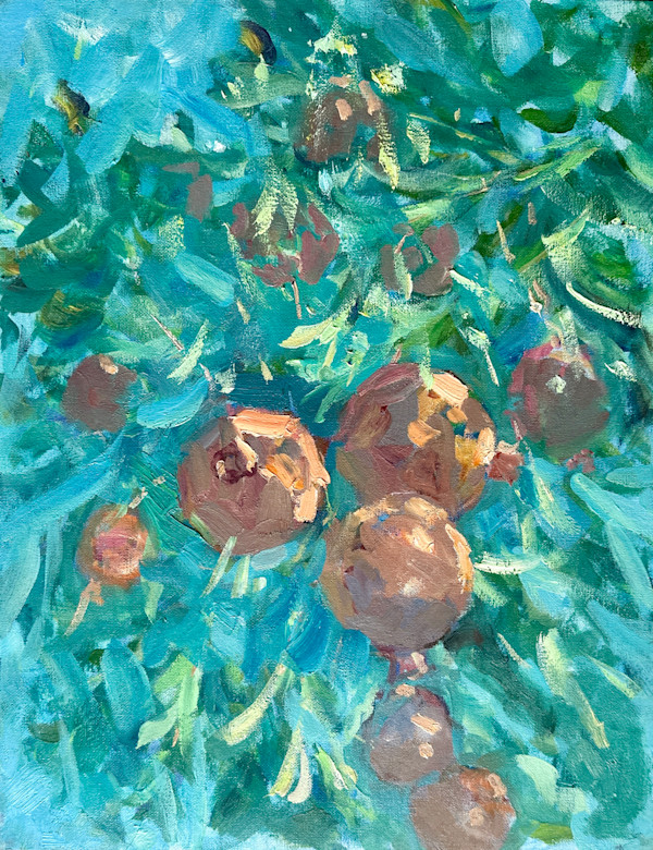 Emerald Pomegranate Dream by Irina Metz